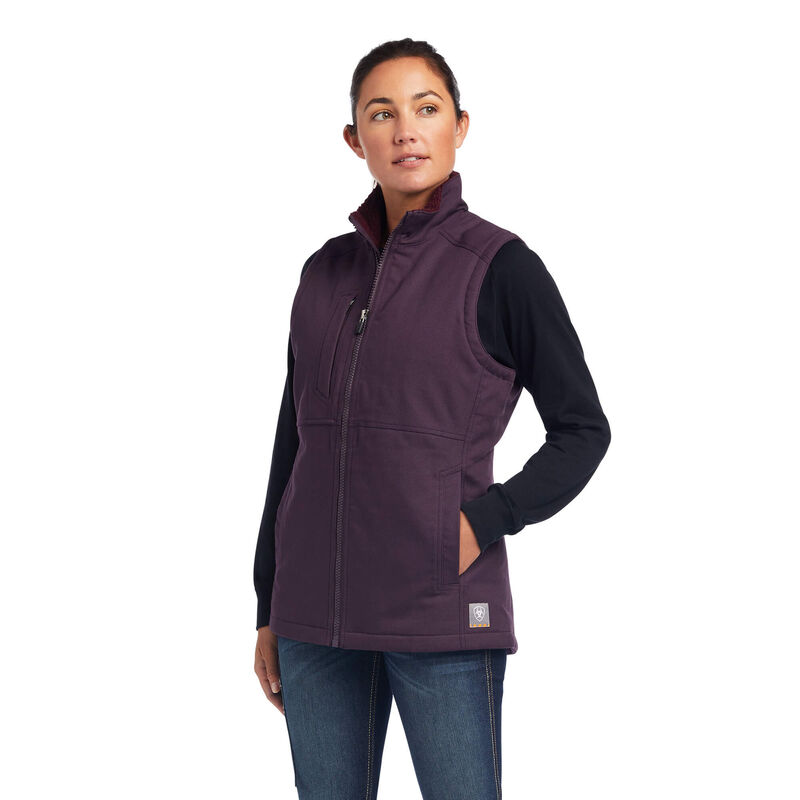 Ariat Weste Damen - Rebar Duracanvas Insulated DunkelLila ( AWYRG-9538 )